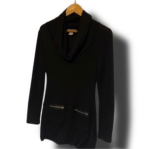 All black sweater dress. Size L